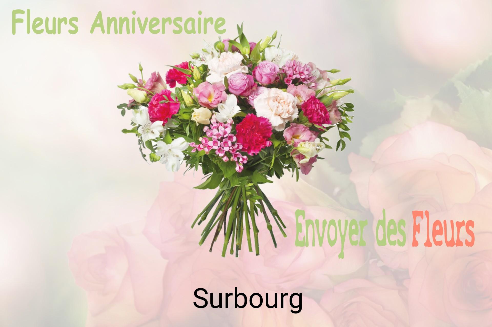 Bouquet de fleurs d’anniversaire livré à Surbourg